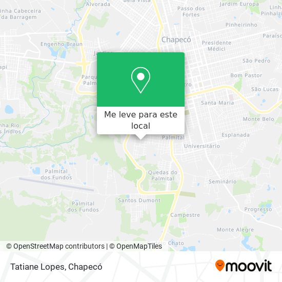 Tatiane Lopes mapa