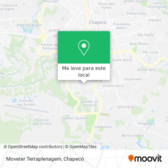 Moveter Terraplenagem mapa