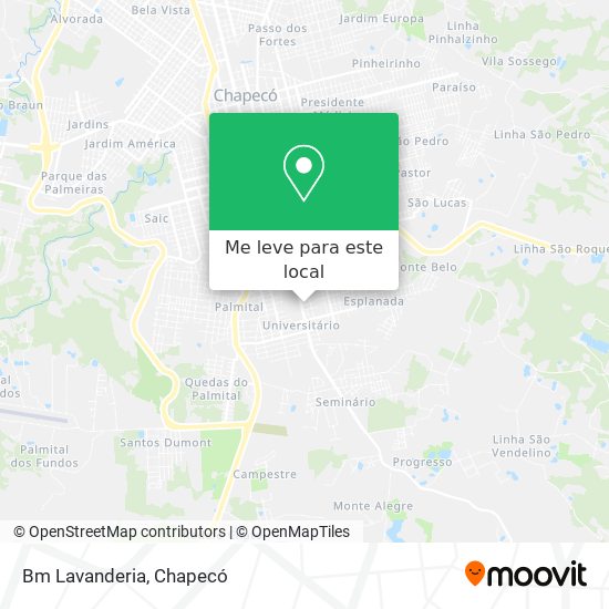 Bm Lavanderia mapa