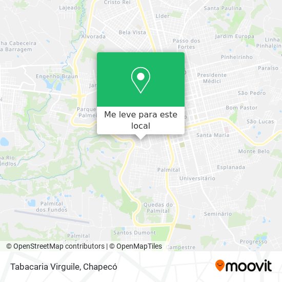 Tabacaria Virguile mapa