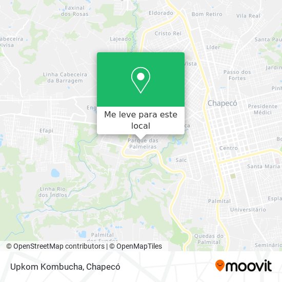 Upkom Kombucha mapa