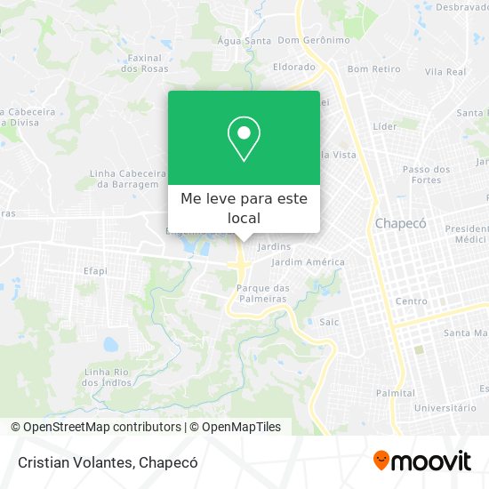 Cristian Volantes mapa