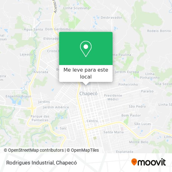 Rodrigues Industrial mapa