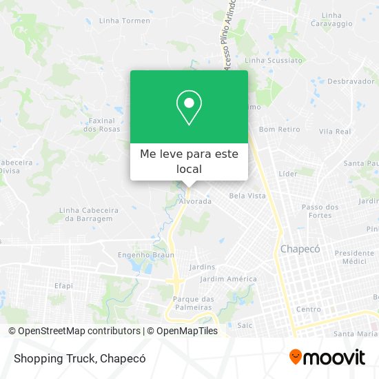 Shopping Truck mapa