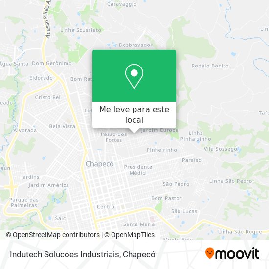 Indutech Solucoes Industriais mapa