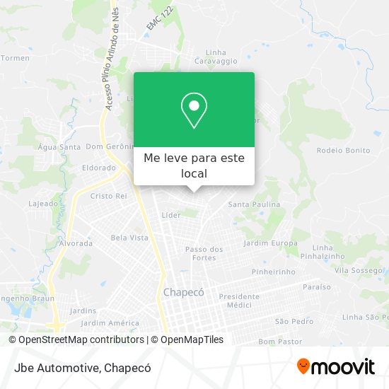 Jbe Automotive mapa