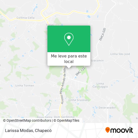 Larissa Modas mapa