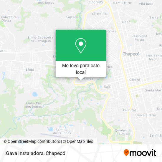 Gava Instaladora mapa