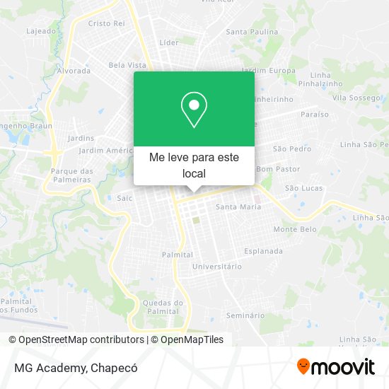 MG Academy mapa