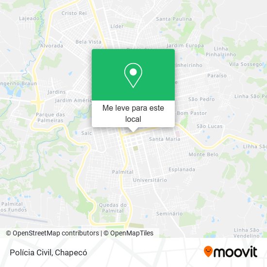 Polícia Civil mapa