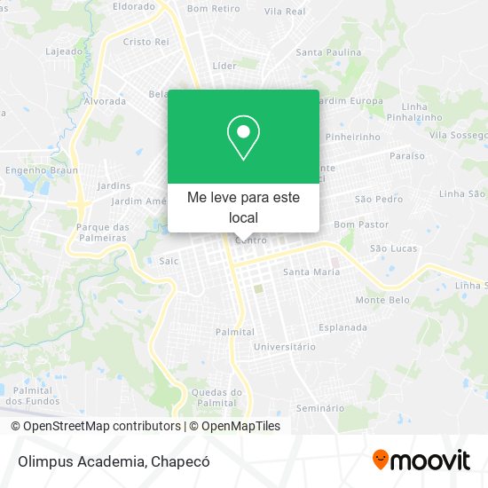 Olimpus Academia mapa