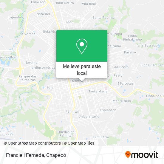 Francieli Ferneda mapa