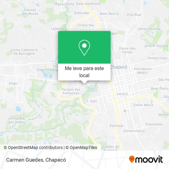 Carmen Guedes mapa
