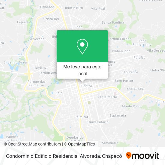 Condominio Edificio Residencial Alvorada mapa