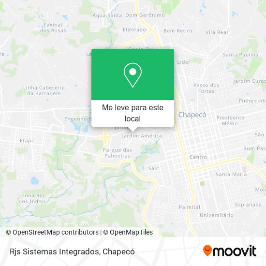 Rjs Sistemas Integrados mapa
