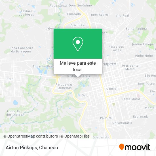 Airton Pickups mapa