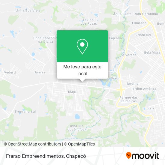 Frarao Empreendimentos mapa