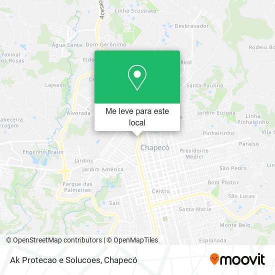 Ak Protecao e Solucoes mapa
