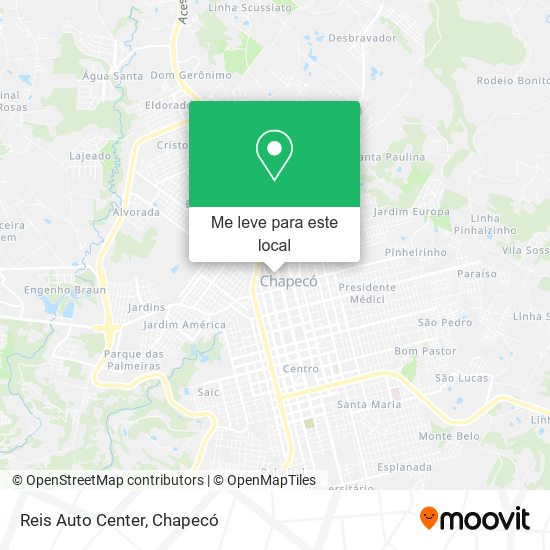 Reis Auto Center mapa