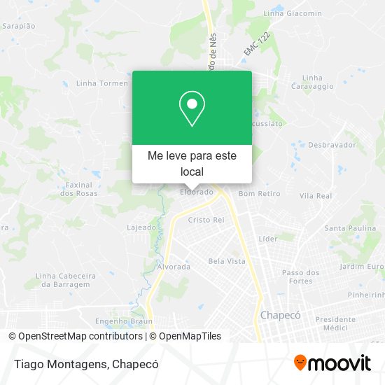 Tiago Montagens mapa