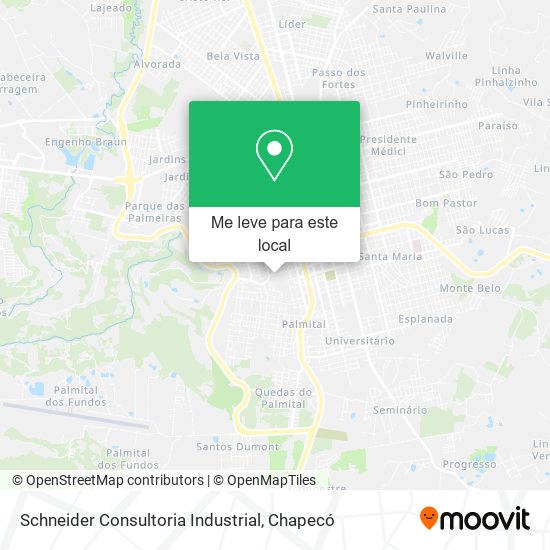 Schneider Consultoria Industrial mapa