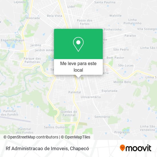 Rf Administracao de Imoveis mapa