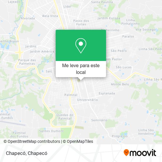 Chapecó mapa