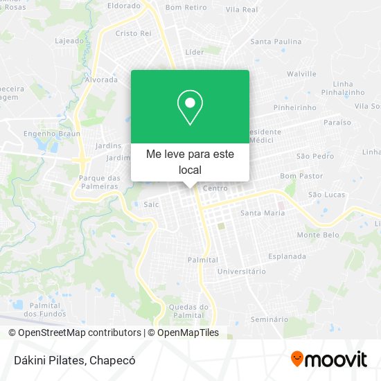 Dákini Pilates mapa