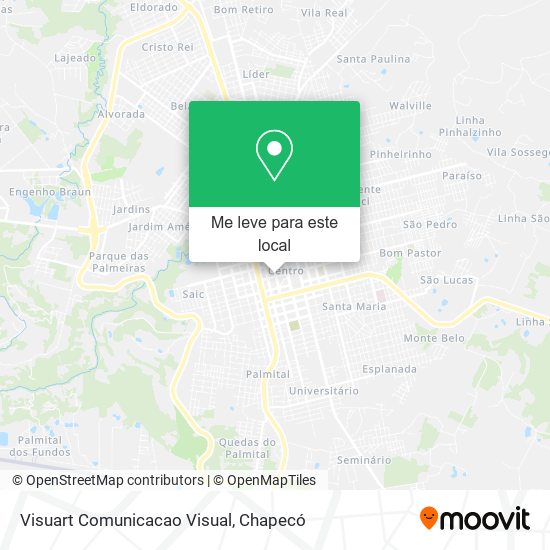 Visuart Comunicacao Visual mapa