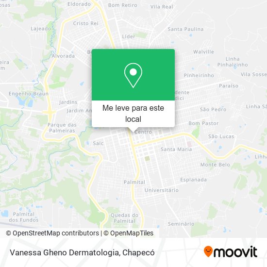 Vanessa Gheno Dermatologia mapa