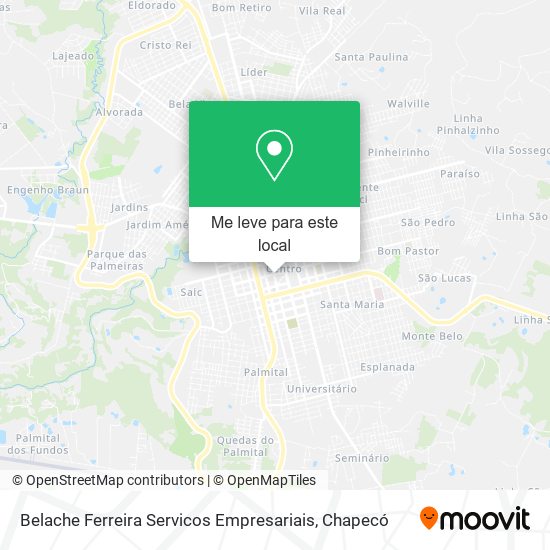 Belache Ferreira Servicos Empresariais mapa