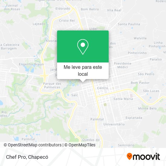 Chef Pro mapa