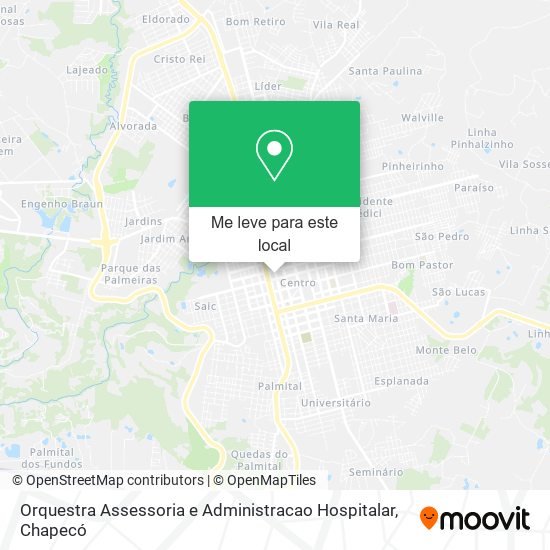 Orquestra Assessoria e Administracao Hospitalar mapa