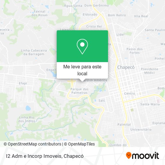 I2 Adm e Incorp Imoveis mapa