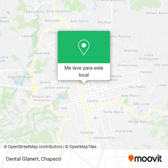 Dental Glanert mapa