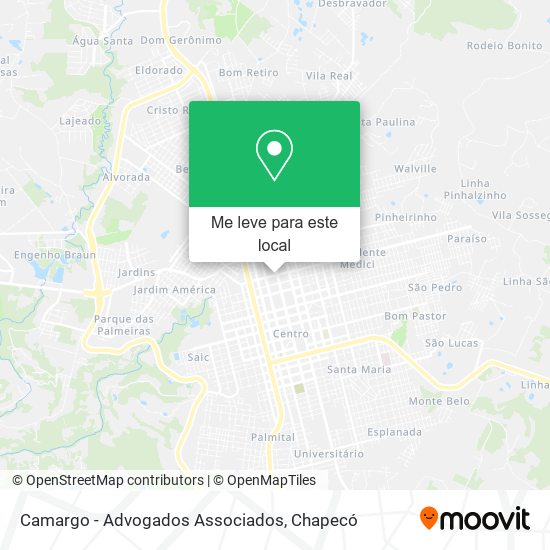 Camargo - Advogados Associados mapa