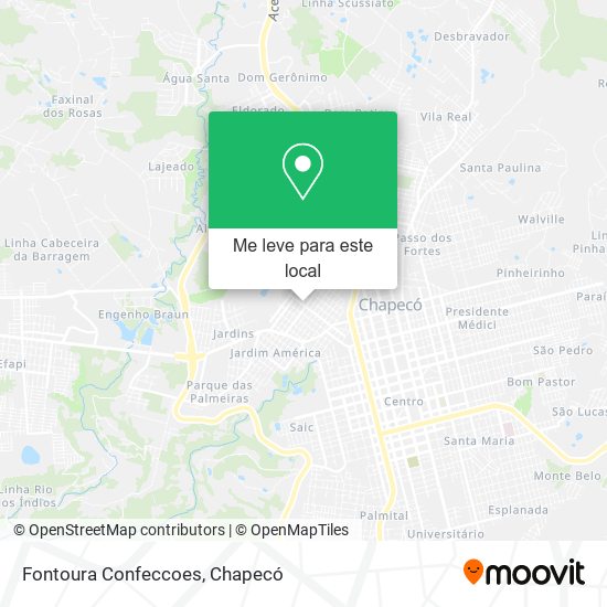 Fontoura Confeccoes mapa