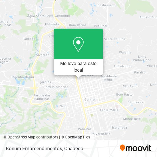 Bonum Empreendimentos mapa