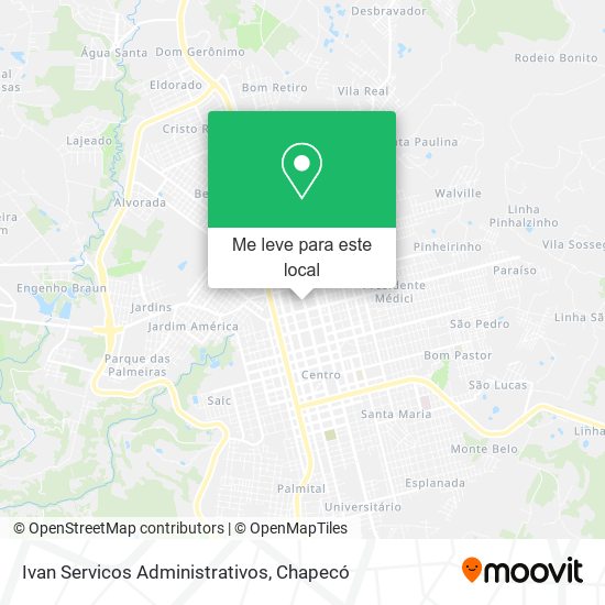 Ivan Servicos Administrativos mapa