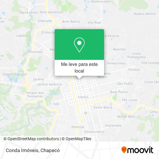 Conda Imóveis mapa