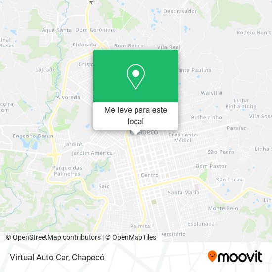 Virtual Auto Car mapa