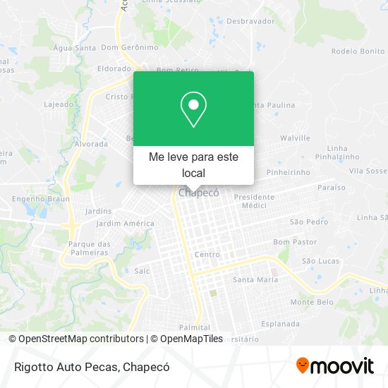 Rigotto Auto Pecas mapa