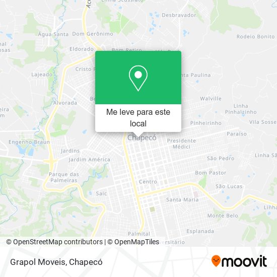 Grapol Moveis mapa