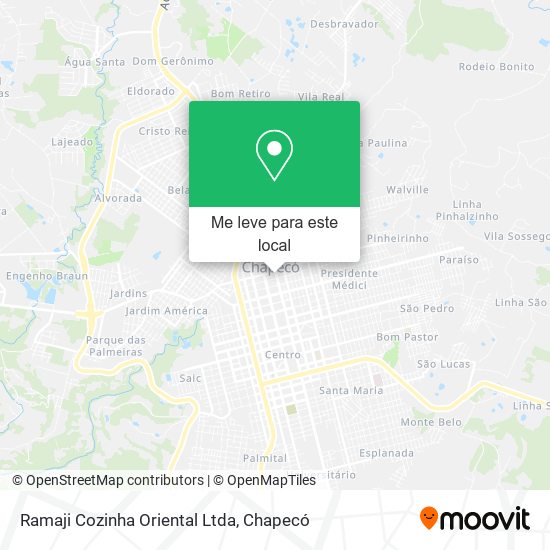 Ramaji Cozinha Oriental Ltda mapa