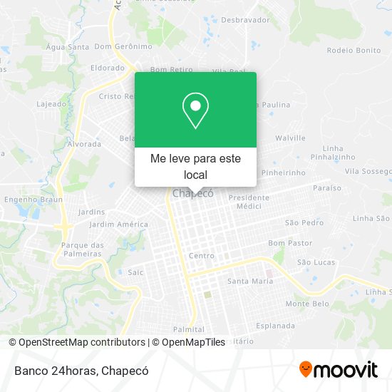 Banco 24horas mapa