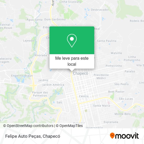 Felipe Auto Peças mapa