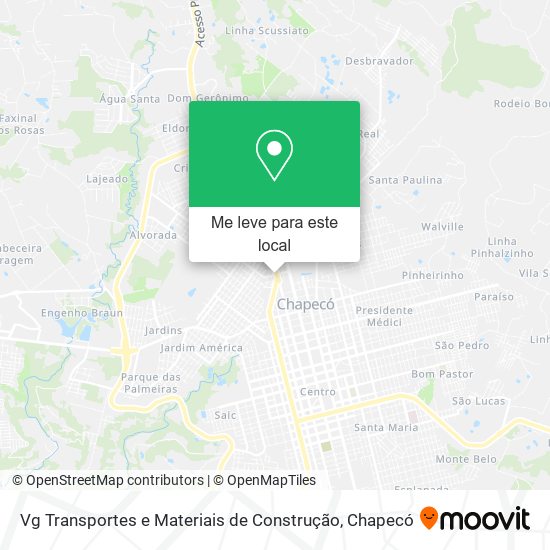 Vg Transportes e Materiais de Construção mapa