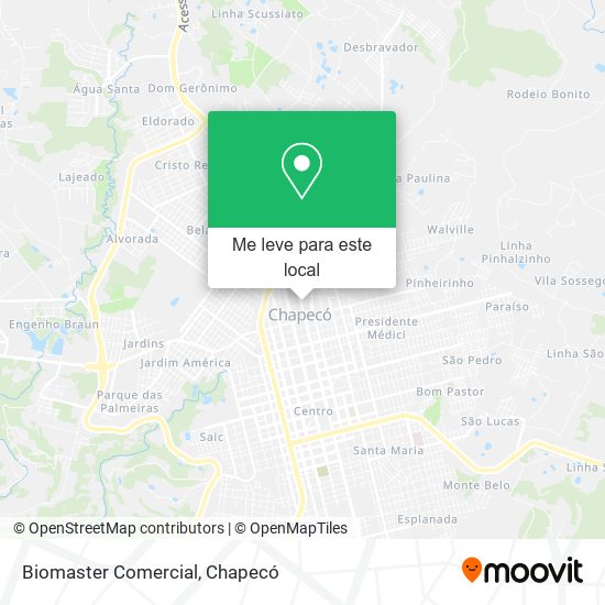 Biomaster Comercial mapa