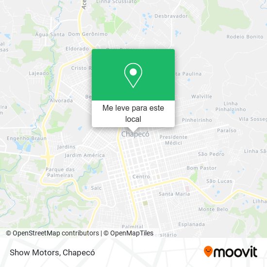 Show Motors mapa