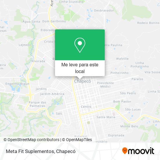Meta Fit Suplementos mapa
